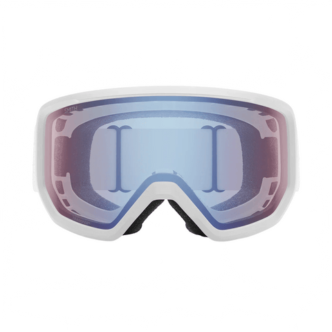Goggles Smith Transfer White - Blue Sensor Mirror - Genetik Sport