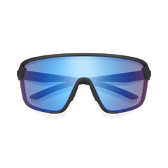 Sunglasses Smith Bobcat Matte Black - ChromaPop Low Light Rose Blue Mirror / Clear - Genetik Sport