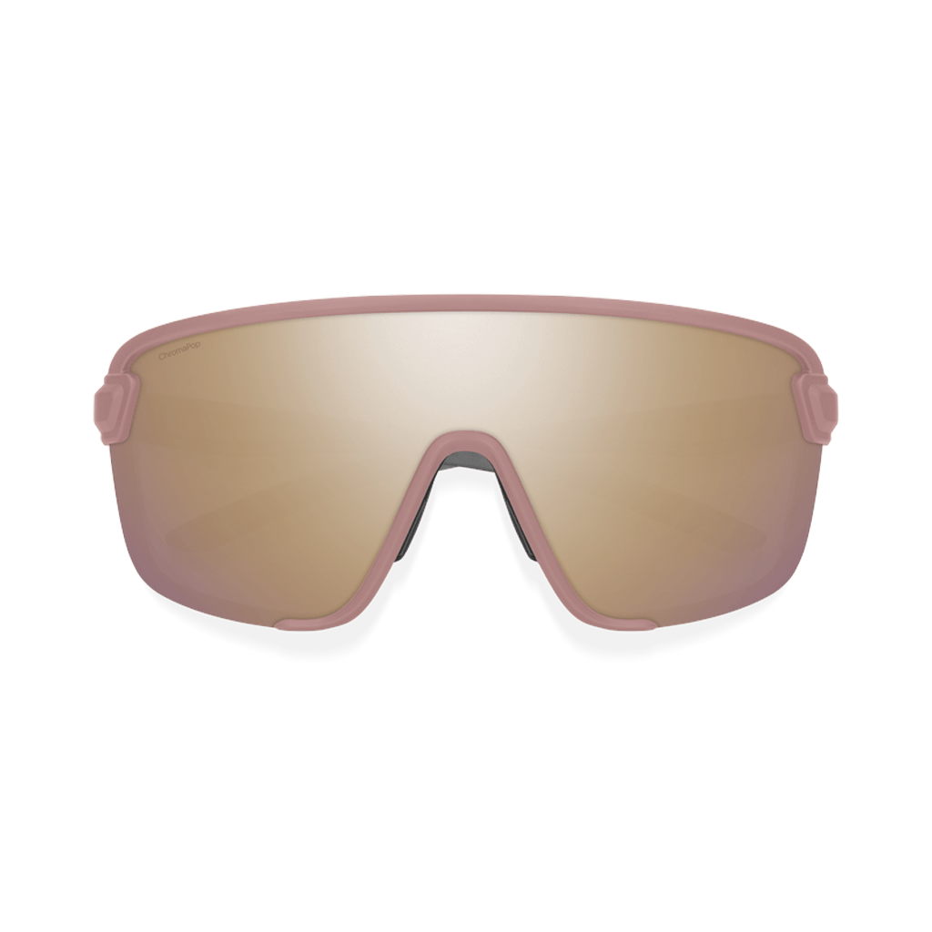 Sunglasses Smith Bobcat Matte Chalk Rose - ChromaPop Rose Gold Mirror / Clear - Genetik Sport