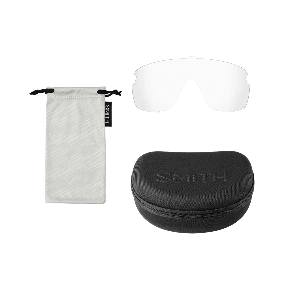Sunglasses Smith Bobcat Matte Meteorite Crystal - ChromaPop Low Light Rose / Clear - Genetik Sport