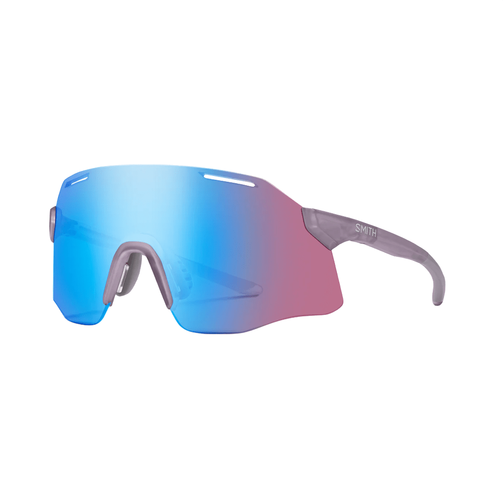 Sunglasses Smith Vert Matte Meteorite Crystal - ChromaPop Low Light Rose Blue Mirror / Clear - Genetik Sport