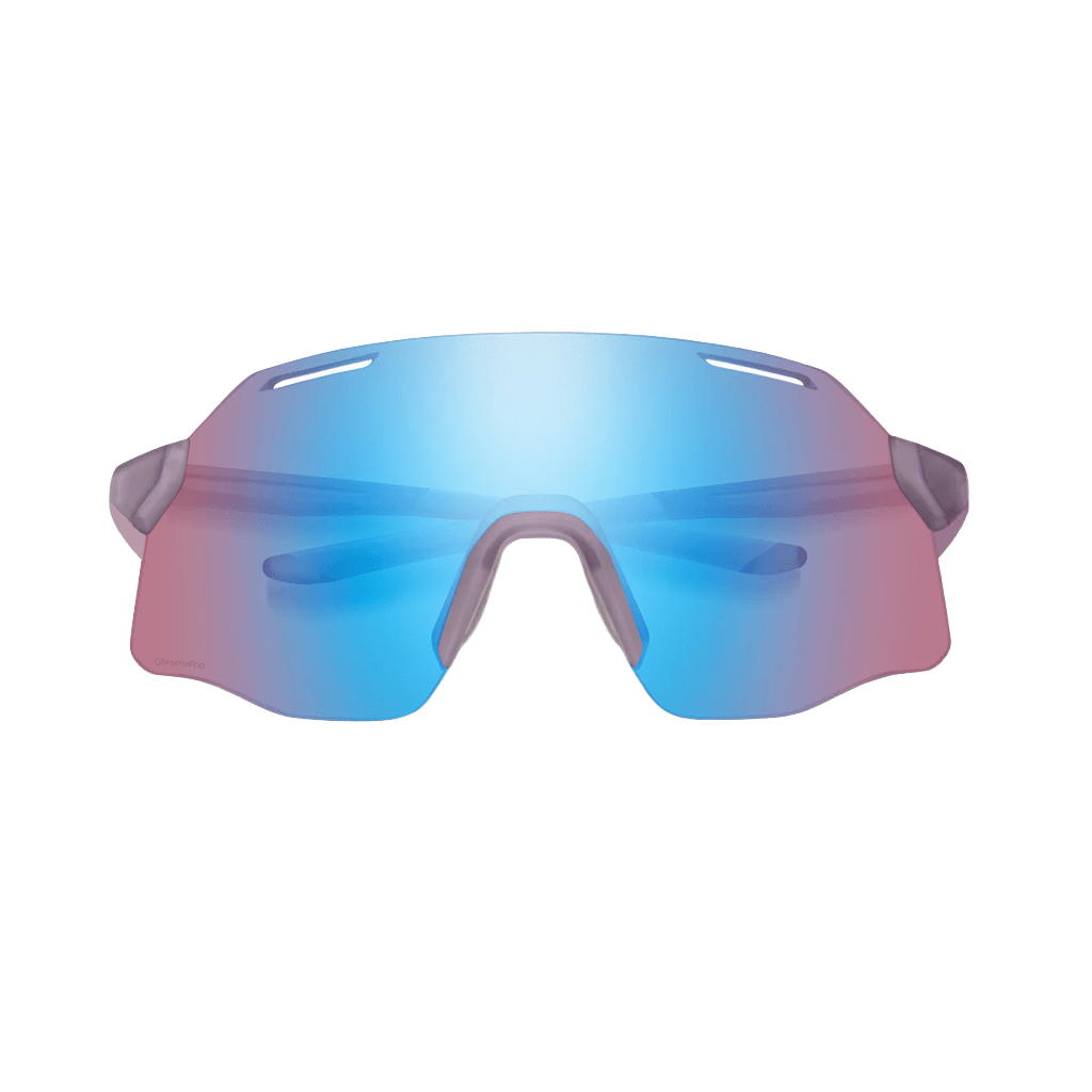 Sunglasses Smith Vert Matte Meteorite Crystal - ChromaPop Low Light Rose Blue Mirror / Clear - Genetik Sport