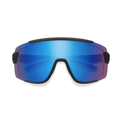 Sunglasses Smith Wildcat Matte Black - ChromaPop Low Light Rose Blue Mirror / Clear - Genetik Sport