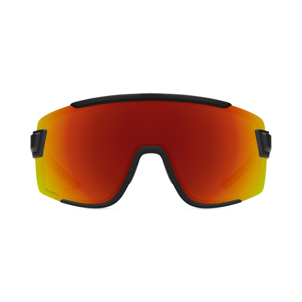 Sunglasses Smith Wildcat Matte Black - ChromaPop Red Mirror / Clear - Genetik Sport