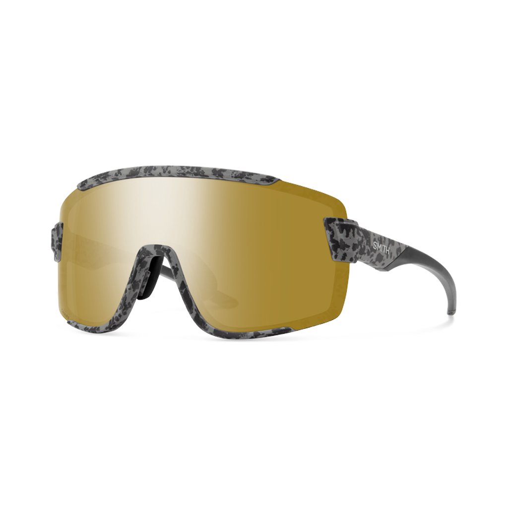 Sunglasses Smith Wildcat Matte Gray Marble - ChromaPop Polarized Bronze Mirror / Clear - Genetik Sport