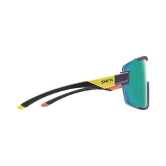 Sunglasses Smith Wildcat Matte Purple / Cinder / Hi Viz - ChromaPop Opal Mirror / Clear - Genetik Sport