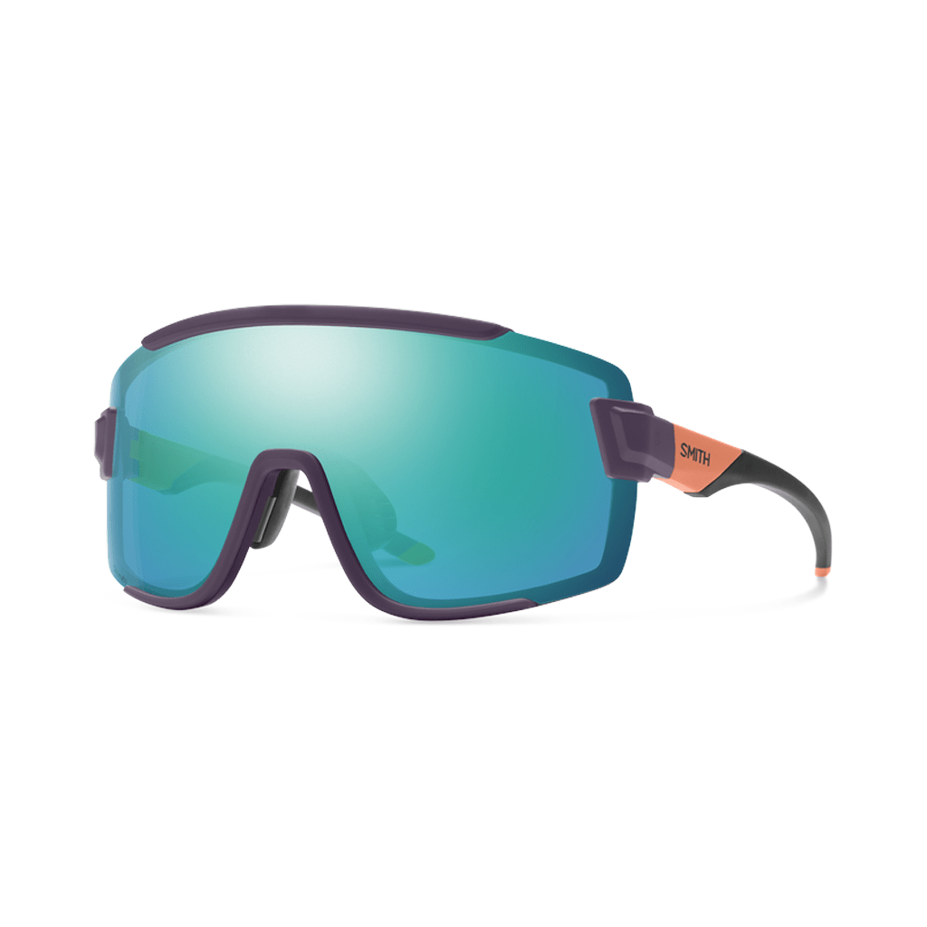 Sunglasses Smith Wildcat Matte Purple / Cinder / Hi Viz - ChromaPop Opal Mirror / Clear - Genetik Sport