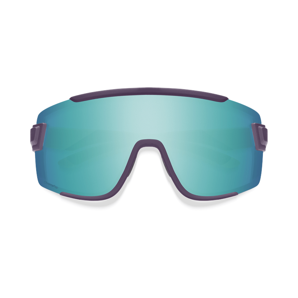 Sunglasses Smith Wildcat Matte Purple / Cinder / Hi Viz - ChromaPop Opal Mirror / Clear - Genetik Sport