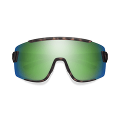 Sunglasses Smith Wildcat Matte Tortoise - ChromaPop Polarized Green Mirror / Clear - Genetik Sport