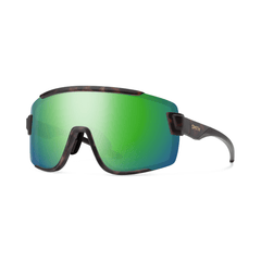 Sunglasses Smith Wildcat Matte Tortoise - ChromaPop Polarized Green Mirror / Clear - Genetik Sport