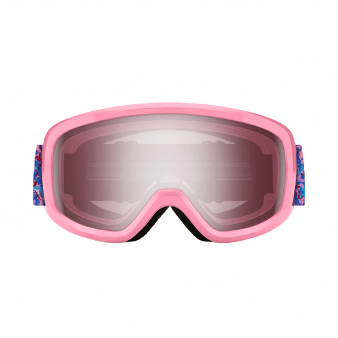 Youth Goggles Smith Snowday Bright Pink LoFi Butterfly - Ignitor Mirror - Genetik Sport