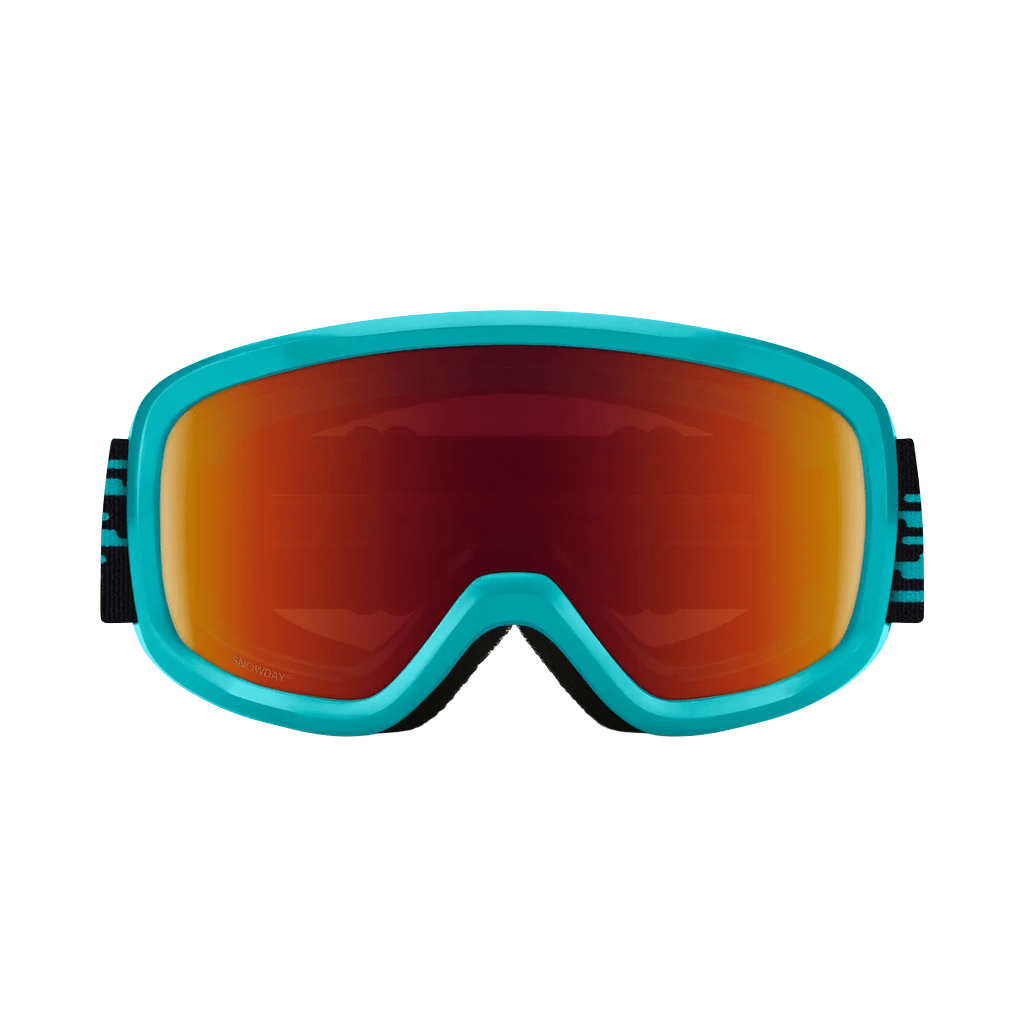 Youth Goggles Smith Snowday Tropic Kidding - Red Sol-X Mirror - Genetik Sport