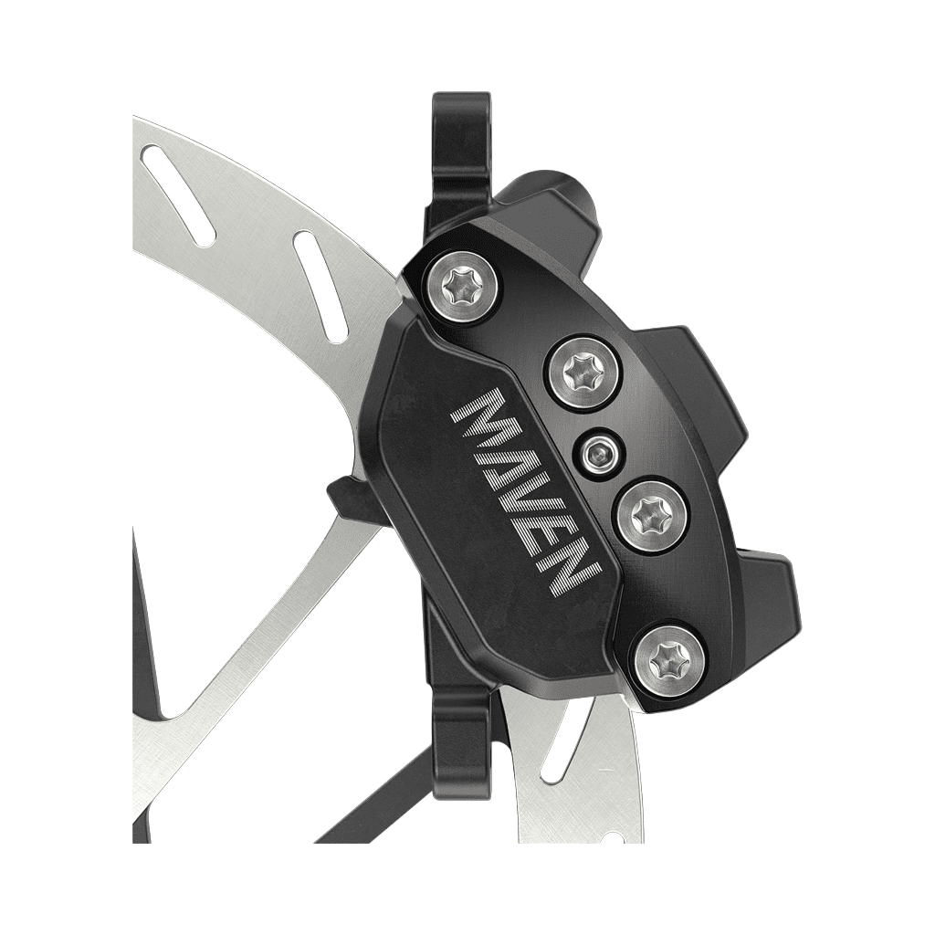 Disc Brake Sram Maven Silver Front Post Mount - Black - Genetik Sport