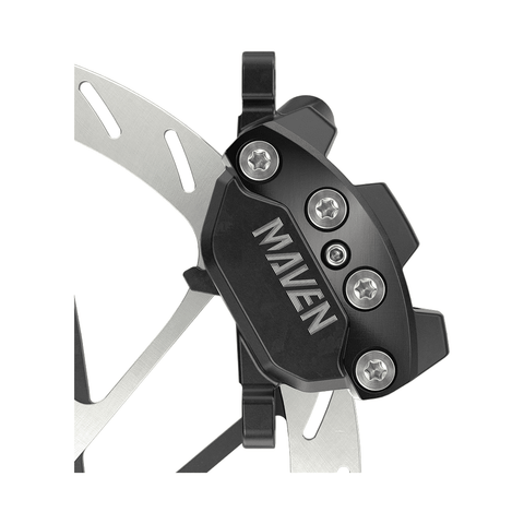 Disc Brake Sram Maven Silver Front Post Mount - Black - Genetik Sport