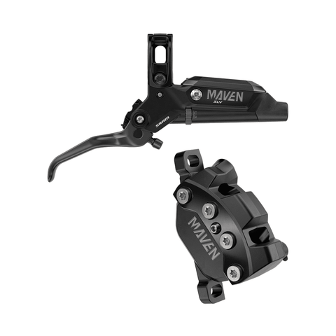 Disc Brake Sram Maven Silver Front Post Mount - Black - Genetik Sport