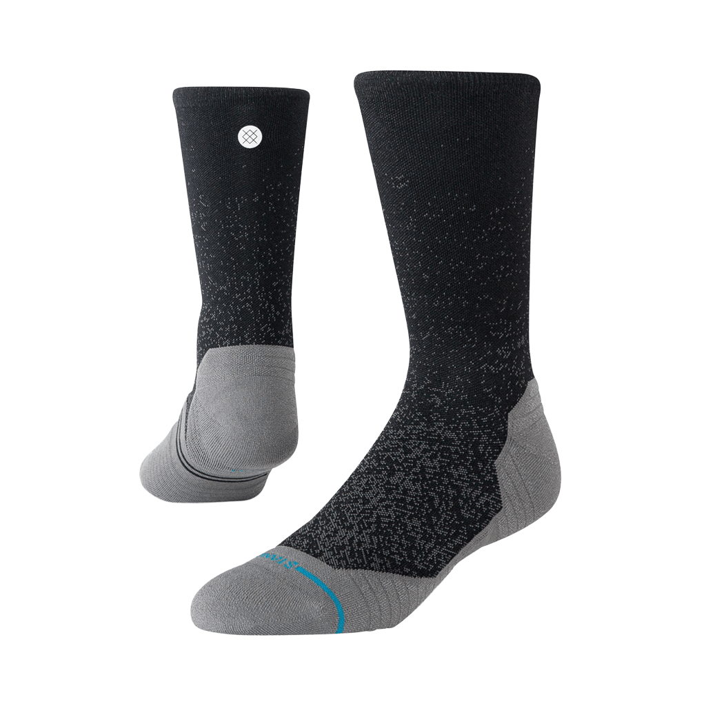 Socks Stance Run Powder Split Light Crew - Black - Genetik Sport