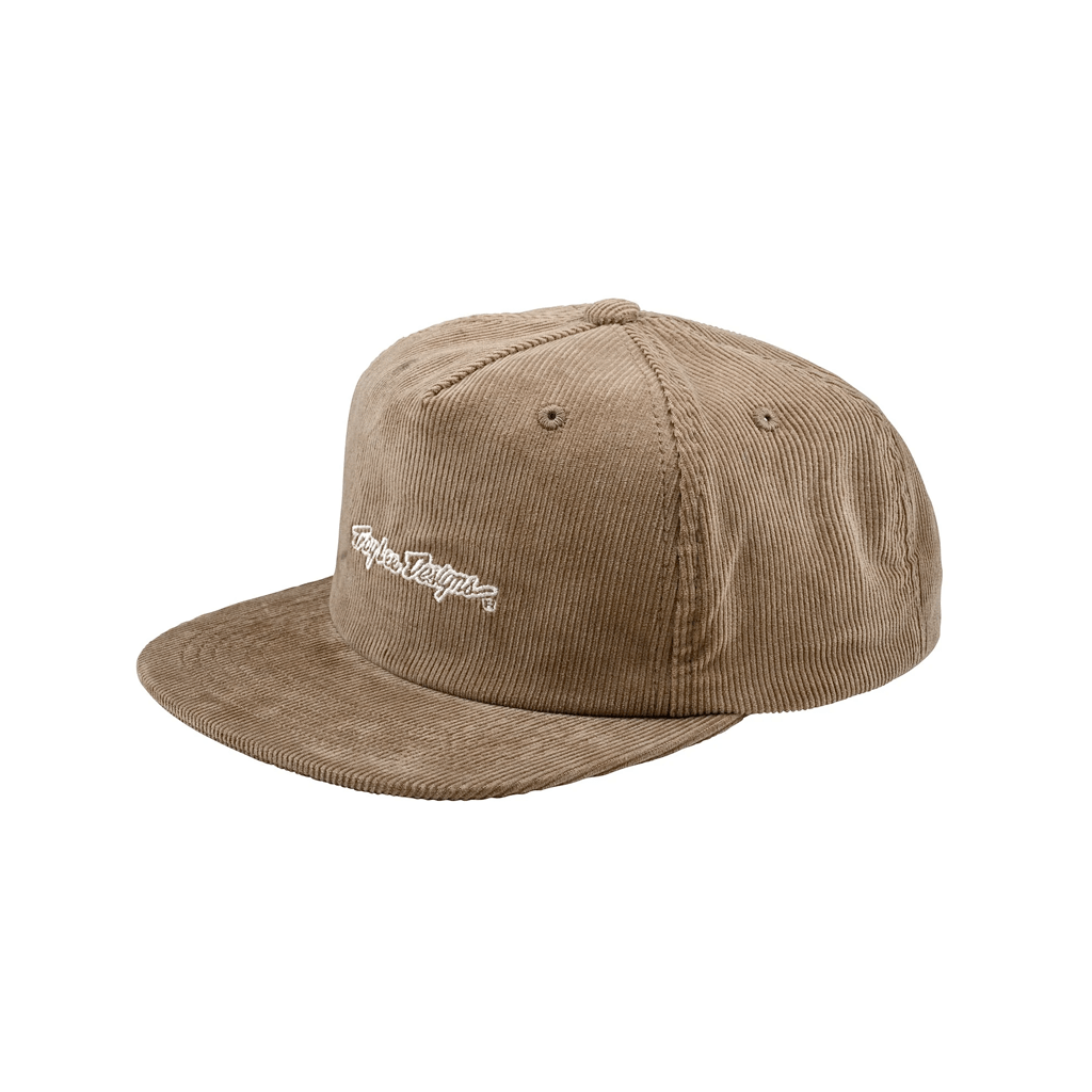 Cap Troy Lee Designs Unstructured Snapback Signature - Gravel Cord - Genetik Sport