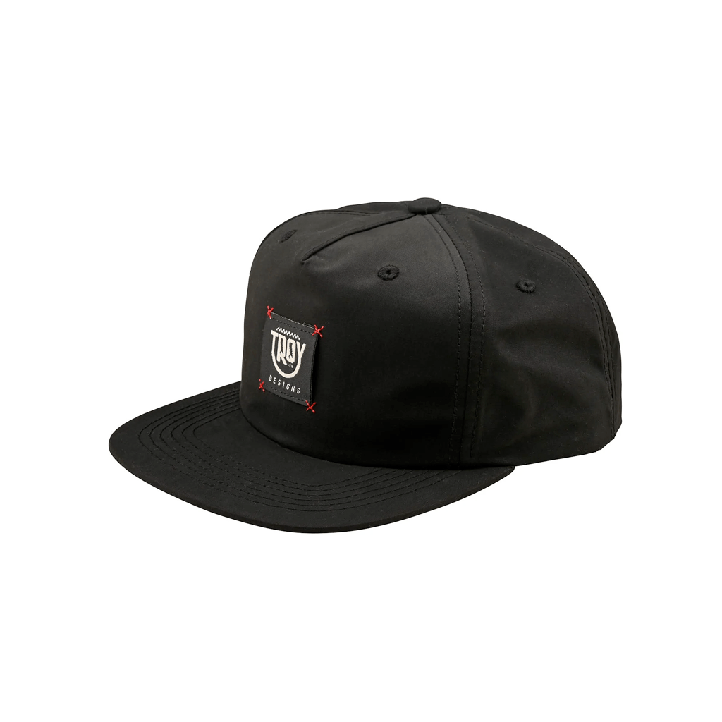 Cap Troy Lee Designs Unstructured Snapback Smiley - Black - Genetik Sport