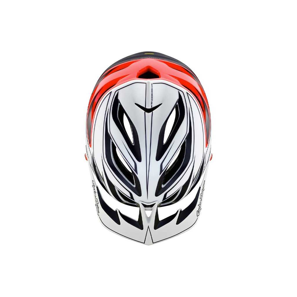 Helmet Troy Lee Designs A3 MIPS Pin White/Red - Genetik Sport