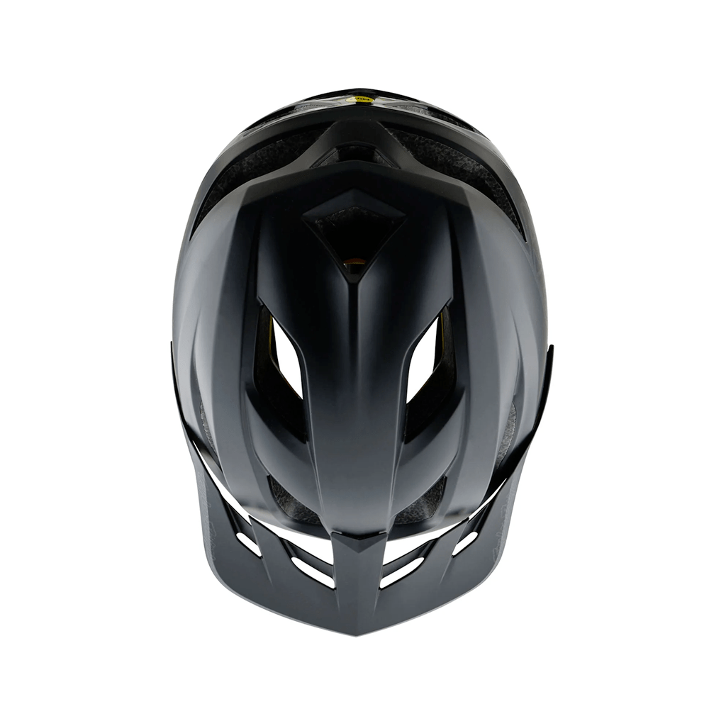 Helmet Troy Lee Designs Youth Flowline MIPS Point - Black / Charcoal - Genetik Sport