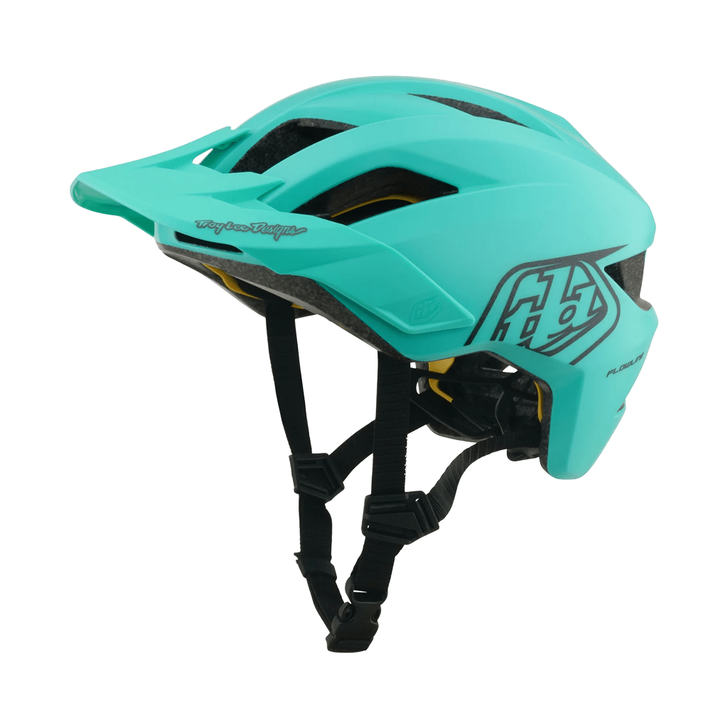 Helmet Troy Lee Designs Youth Flowline MIPS Point - Real Teal - Genetik Sport