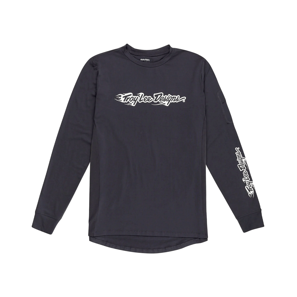 Jersey Troy Lee Designs Ruckus Ride LS Burn Out - Carbon - Genetik Sport
