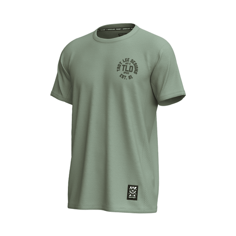 Jersey Troy Lee Designs Skyline SS Stamps - Sage - Genetik Sport