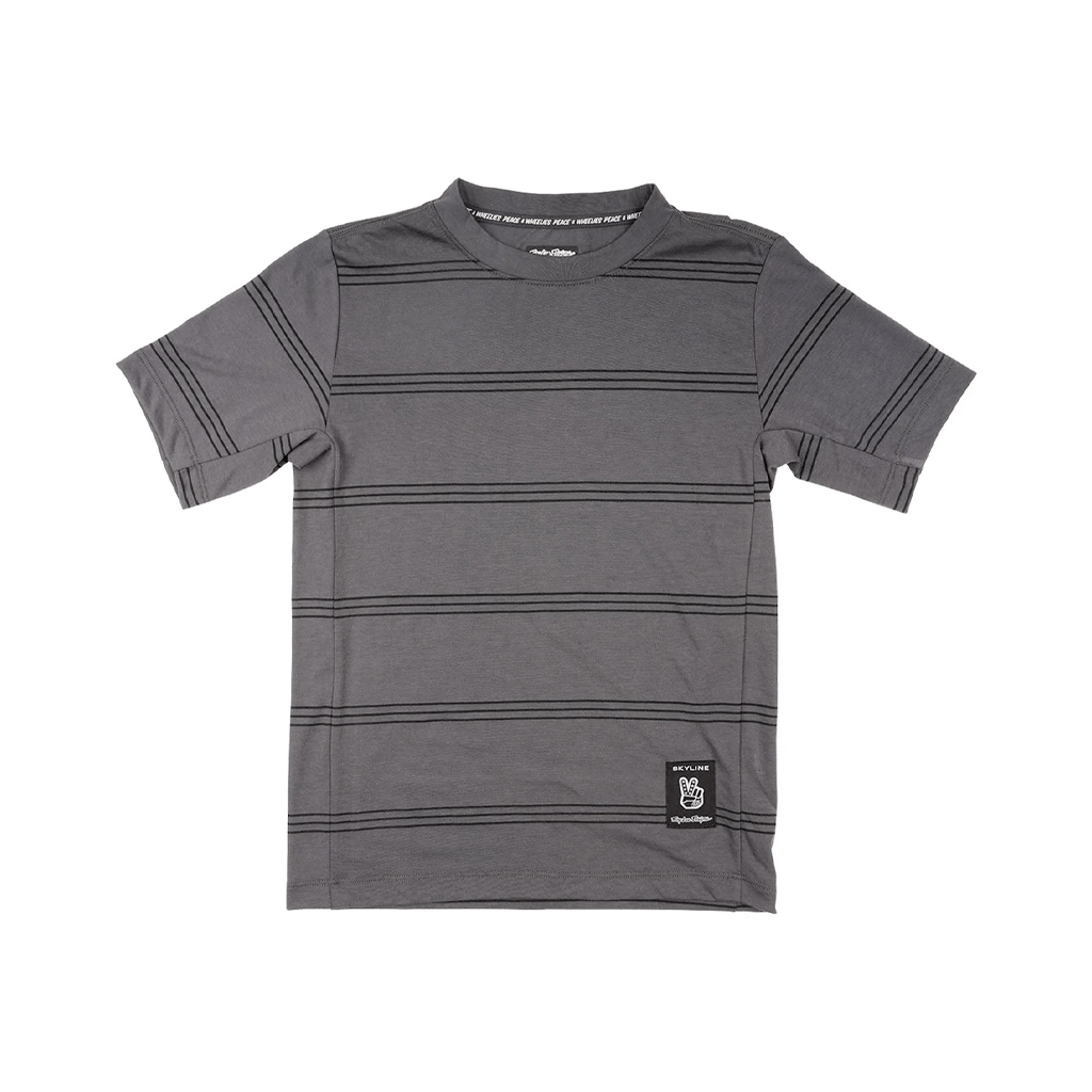 Jersey Troy Lee Designs Youth Skyline Ride SS Washed Out - Smoke - Genetik Sport