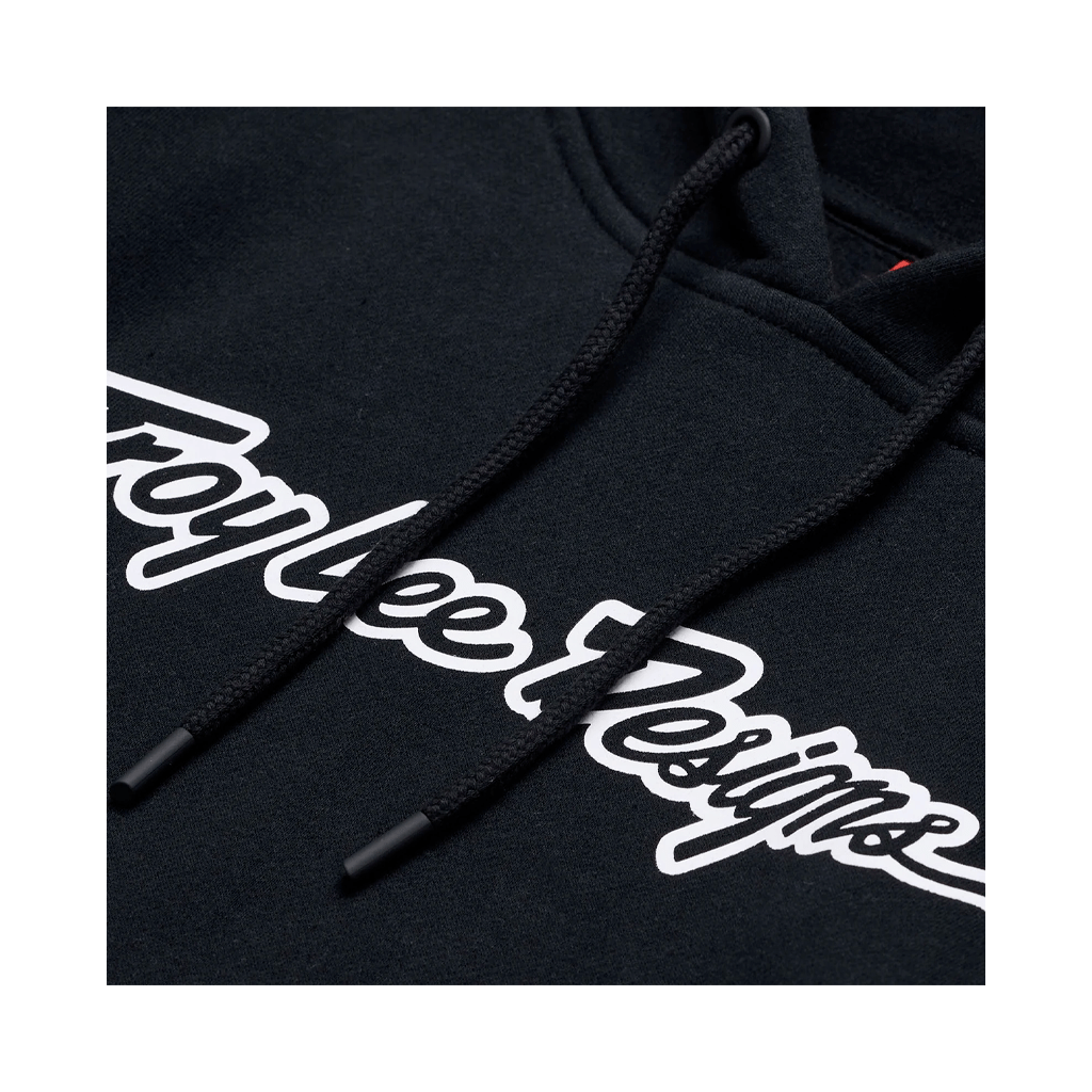 Pullover Hoodie Troy Lee Designs Signature - Black - Genetik Sport