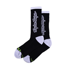 Socks Troy Lee Designs Performance Signature - Black - Genetik Sport