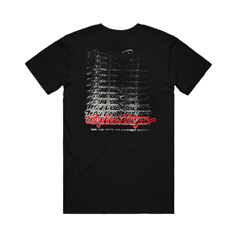 T-Shirt Troy Lee Designs Mens Repeat - Black - Genetik Sport