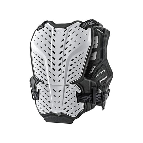 Youth Chest Protector Troy Lee Designs Rockfight - White - Genetik Sport