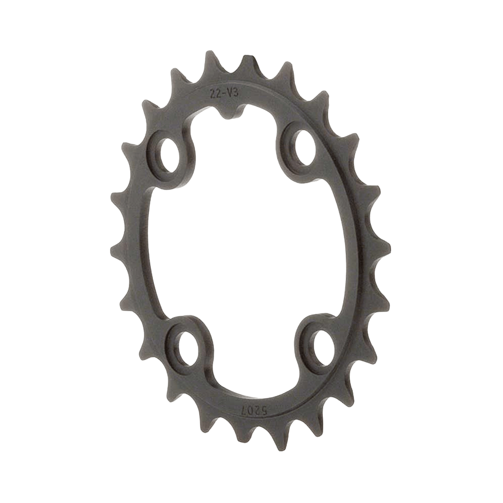 Chainring Truvativ 22T 4-Bolt BCD 64mm 9spd - Black - Genetik Sport