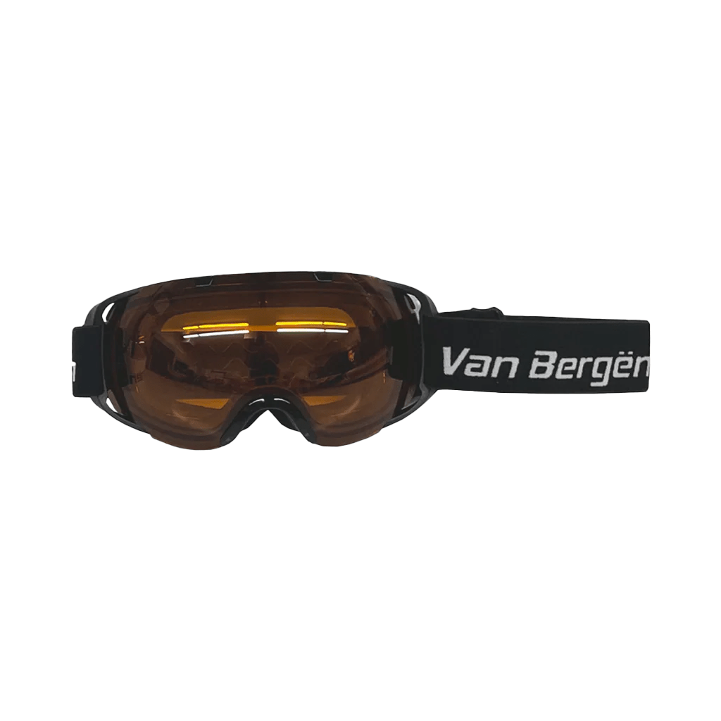 Ski Goggles Van Bergen - Black - Orange Lens - Genetik Sport