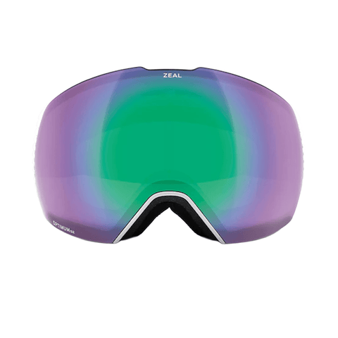 Goggles Zeal Cloud Fall Herringbone - Jade Mirror + Sky Blue Mirror - Genetik Sport