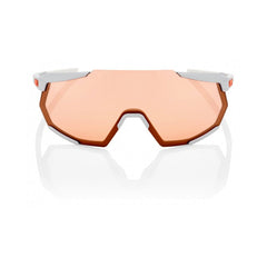 Mtb Sunglasses 100% Racetrap Soft Tact Stone Grey - HiPER Coral Lens - Genetik Sport