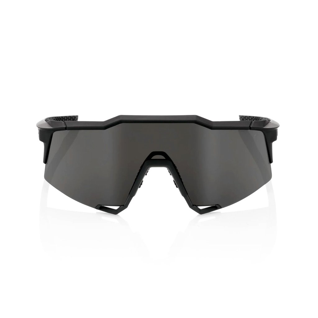Mtb Sunglasses 100% Speedcraft XS Soft Tact Black - Smoke Lens - Genetik Sport