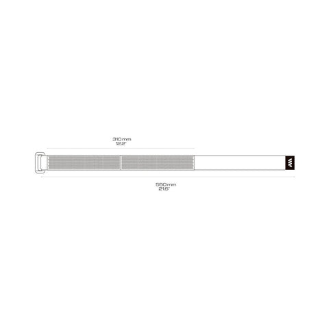 Courroie All Mountain Style Hook and Loop Noir - Genetik Sport