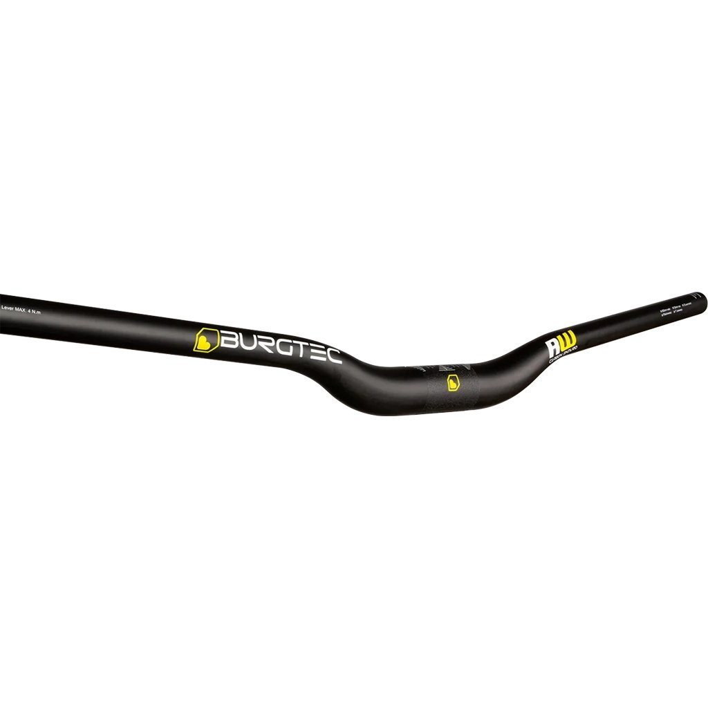 Guidon Burgtec Ride Wide Carbon Enduro 30mm Rise/35mm/800mm Noir - Genetik Sport