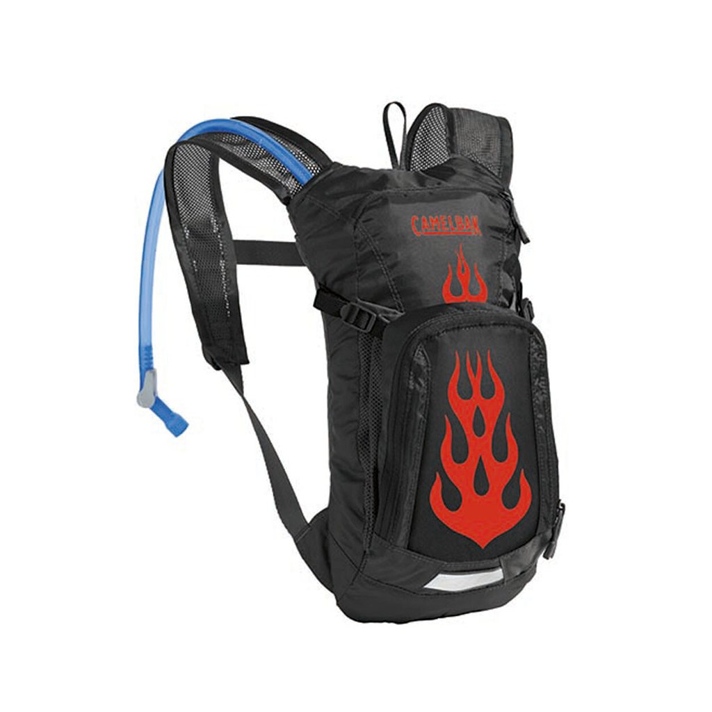 Sac à dos d'hydratation Camelbak Mini M.U.L.E. 50 oz Black/Flames - Genetik Sport