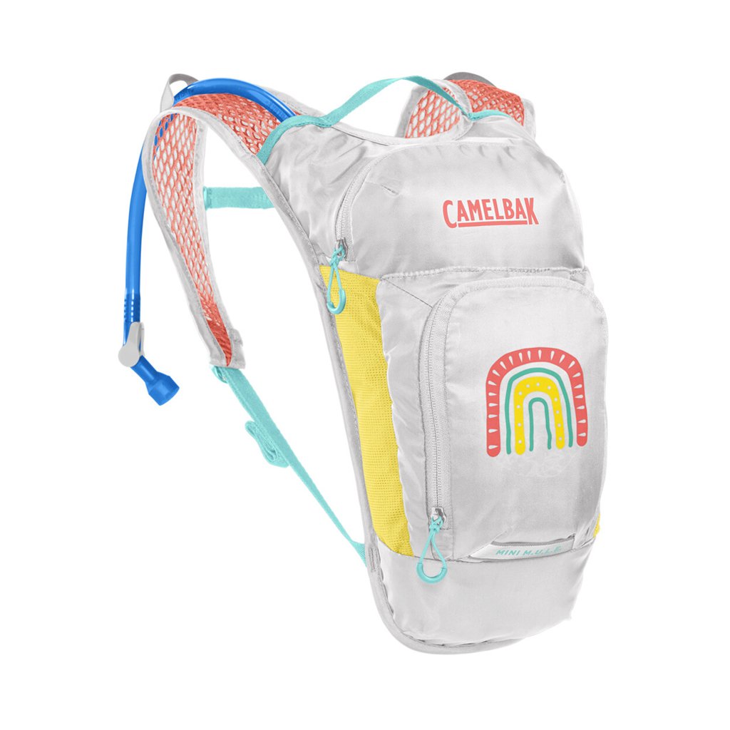 Sac à dos d'hydratation Camelbak Mini M.U.L.E. 50 oz Grey/Rainbow - Genetik Sport