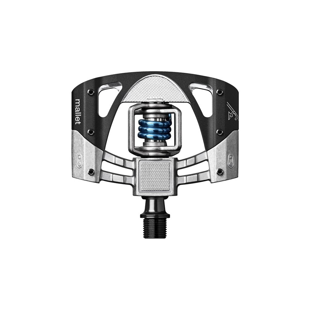 PEDALS CRANKBROTHERS MALLET 3 2021 RAW & BLACK/LIGHT BLUE - Genetik Sport