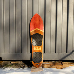 EZE Powsurf Junior Pro Rouge/Bois 115 cm - Genetik Sport