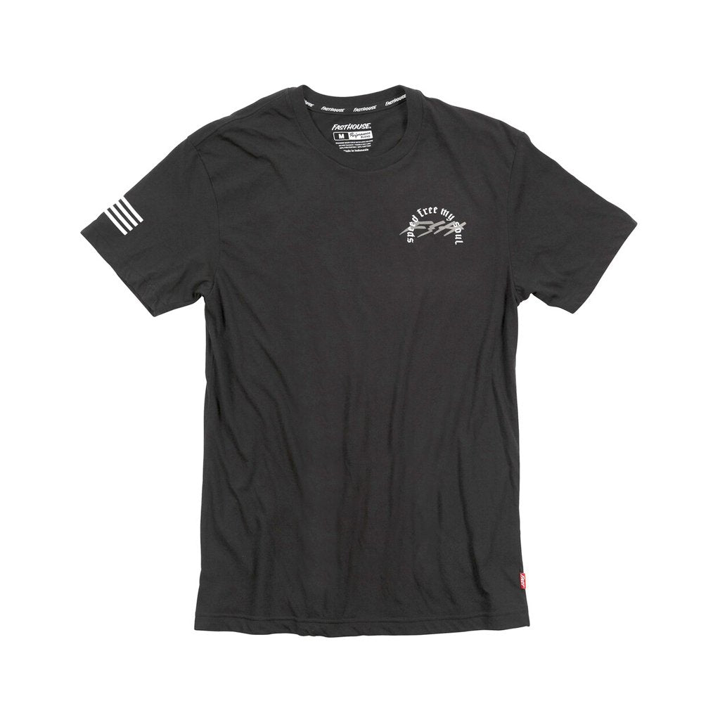 Fasthouse SS Menace Tech Tee Black - Genetik Sport