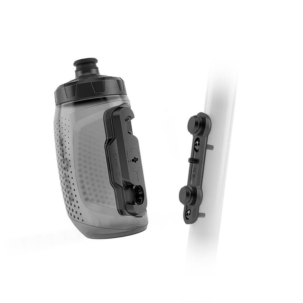 Bouteille Fidlock 450ml avec support Noir transparent - Genetik Sport