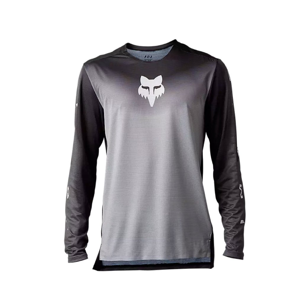 Jersey Fox Flexair LS Novah Steel Grey - Genetik Sport