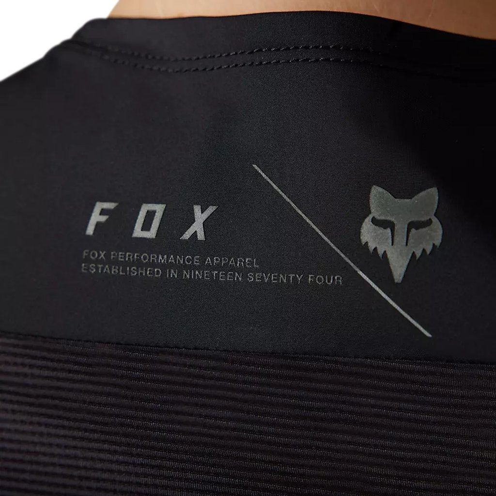 Maillot pour femmes Fox Flexair Ascent SS Noir - Genetik Sport