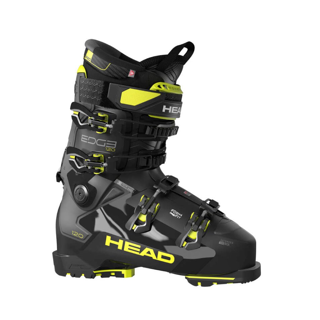 Bottes Head Edge 120 HW GW Noir/Jaune - Genetik Sport