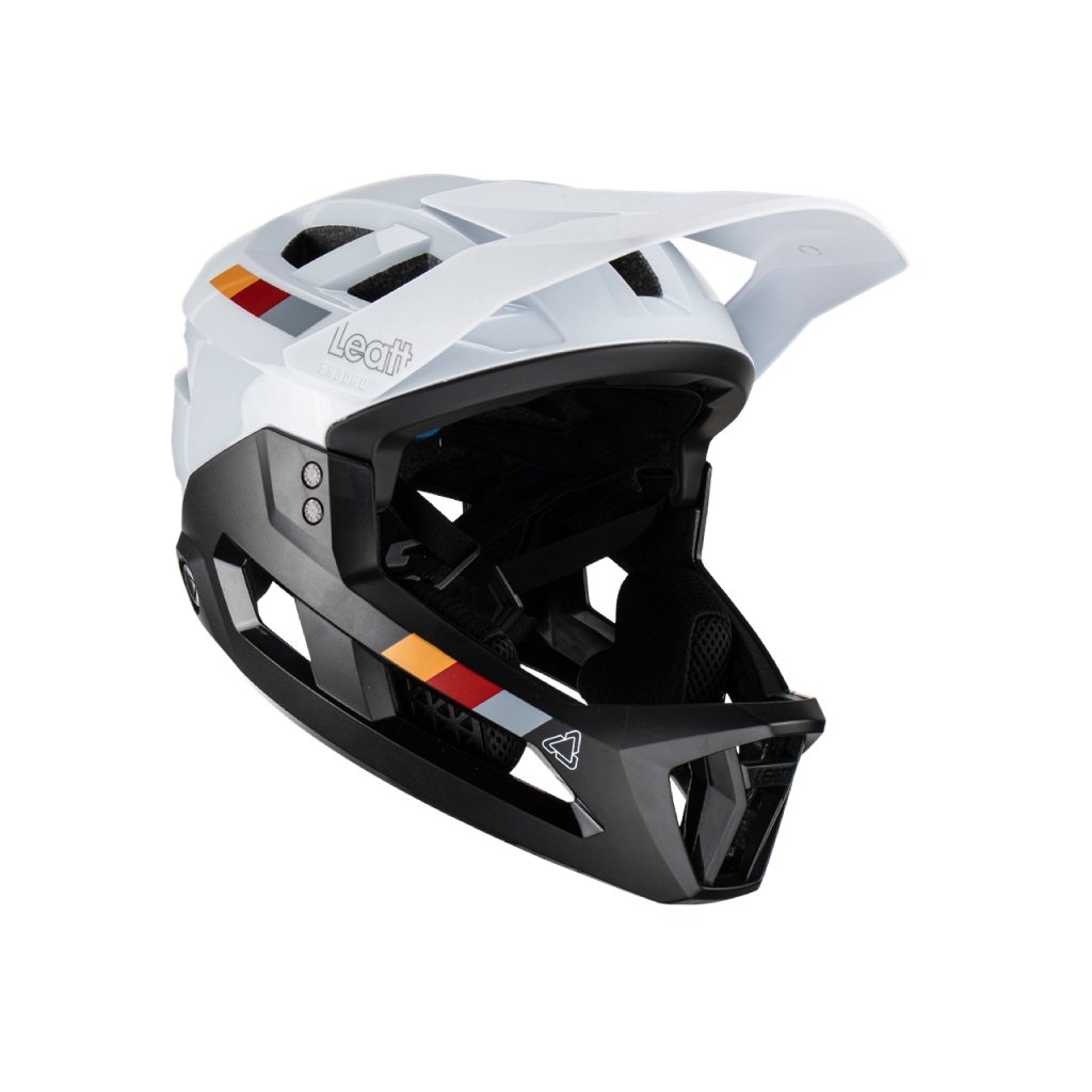 Casque pour enfants Leatt Enduro 2.0 V23 White Jr - Genetik Sport