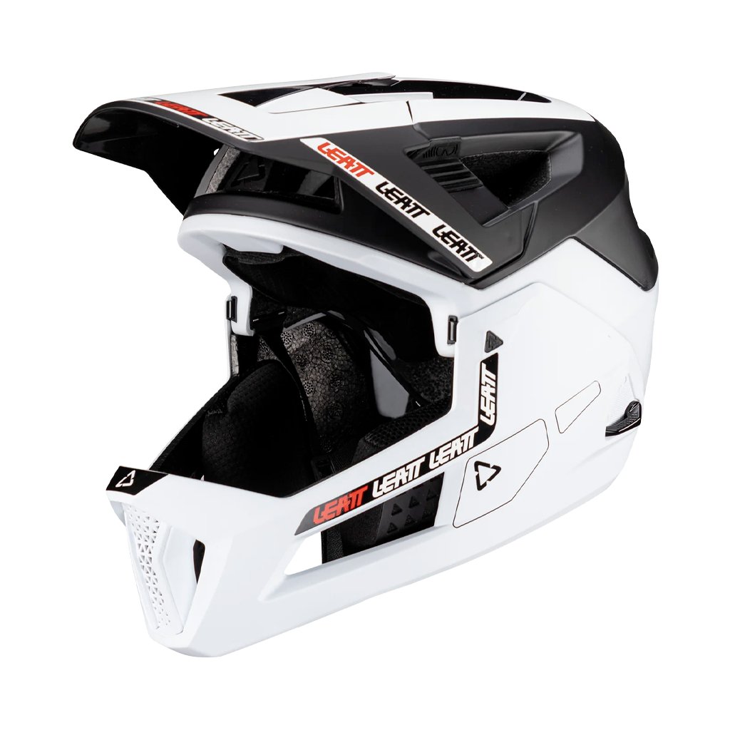Helmet Leatt Enduro 4.0 V24 - White - Genetik Sport